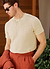 Siena Knitted T Shirt | Cotton | Ecru