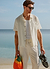 Cuban Shirt | Seersucker | Ecru