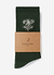 Floral Embroidered Socks | Forest