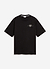Floral Oversized T Shirt | Embroidered Organic Cotton | Black