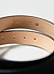 Men's Pony Hair Belt | Leather | Black