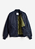 Men's Navy Bomber Jacket | Midnight with Olive