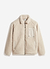 Men's Wool Fleece Jacket | Navy | Ecru