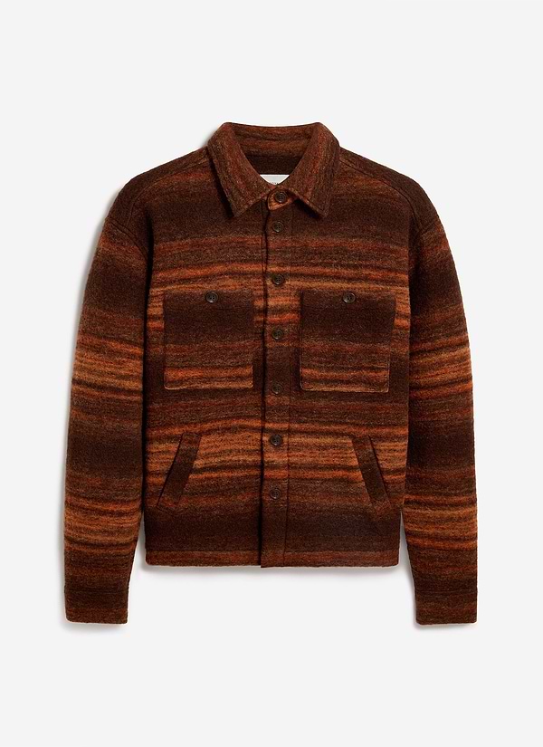Mississippi Jacquard Overshirt | Boiled Wool | Multi