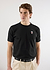 Negroni T Shirt | Embroidered Organic Cotton | Black