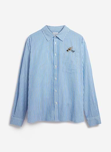 Olive Pearce Shirt | Cotton | Blue