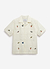 Olive Tapestry Cuban Shirt | Cotton | Ecru