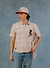 Boxy Clerk Shirt | Ecru Twister | Ecru