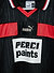 90s Vintage Shirt #54 | Percival x Classic Football Shirts | Black with Red