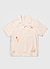 Huvafen Cuban Shirt | Embroidered Linen | Cream