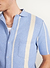 Adaman Breeze Shirt | Knitted Cotton | Heather Blue