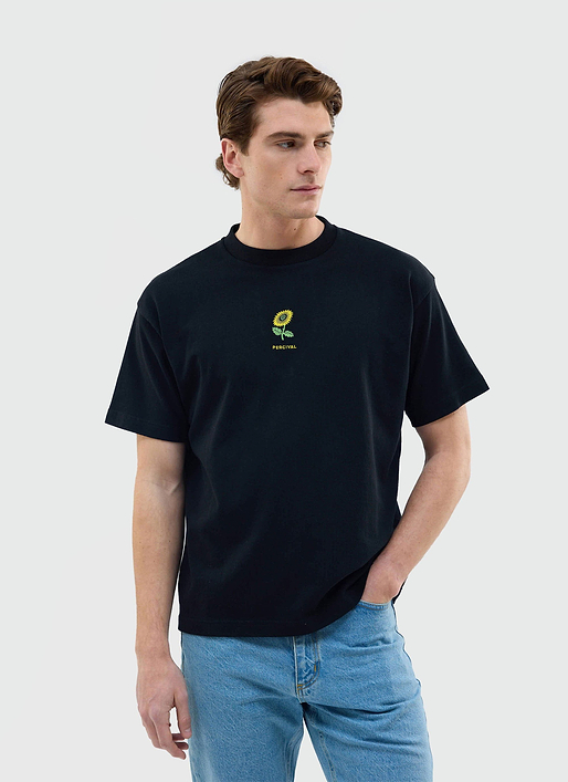 Nature Reserve Oversized T Shirt | Organic Cotton | Black
