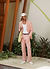 Tailored Linen Blazer | Dusty Pink