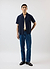 Relaxed Cuban Drape Shirt | Percival x Warren | Navy Blue