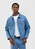 Western Trucker Jacket | Denim | Light Wash Blue