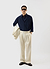 Men's Pleated Shirt | Percival x Warren | Navy Blue