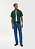 Crochet Groundsman Shirt | Cotton | Forest