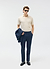 Tailored Linen Trousers | Navy
