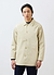 Men's Cream Sherlock Short Trench Coat | Waterproof | Stone with Cinnamon