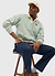 Campus Rugby Polo Sweatshirt | Percival and Champion | Sage
