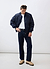 Bomber Jacket | Nylon | Midnight with Olive