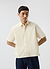 Paper Touch Cropped Clerk Shirt | Ecru