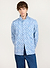 Moquette Grid Long Sleeve Shirt | Cotton | Blue