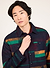 Lacquer Stripe Blanket Overshirt | Wool | Multi