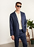 Tailored Linen Blazer | Royal Blue