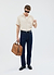 Elio Crochet Cuban Shirt | Ecru