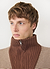 Fisherman Quarter Zip Sweater | Percival x Ilaria | Rust