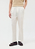 Pleated Tailored Trousers | Linen | White
