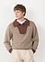 Fisherman Quarter Zip Sweater | Percival x Ilaria | Rust