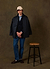 Men's Navy Sherlock Short Trench Coat | Waterproof | Midnight with Olive