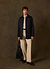 Men's Black Sherlock Short Trench Coat | Waterproof | Black with Cinnamon