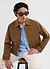 Boxy Cropped Pocket Overshirt | Brown