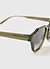 P001-E52 Olive Green Sunglasses | Light Brown Lenses
