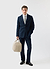 Tailored Moleskin Blazer | Navy