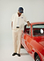 Pit Crew Boxy Shirt | Percival x Ford | Ecru