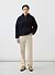 Men’s Quarter Zip Wool Fleece Pullover | Black