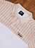 Athleisure Pinstripe Polo Shirt | Prince x Percival | White | White