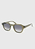 P001-E52 Olive Green Sunglasses | Light Brown Lenses
