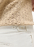 Pleated Tailored Trousers | Linen | White