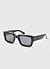 P002-E2 Black Sunglasses | Black Polarized Lenses