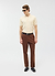Tailored Linen Trousers | Brown