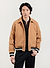 Varsity Bomber | Percival x Ilaria | Tan