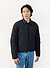 Quilted Jacket | Internal Pockets | Black