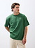 Wax Crayon Vase Oversized T Shirt | Organic Cotton | Forest