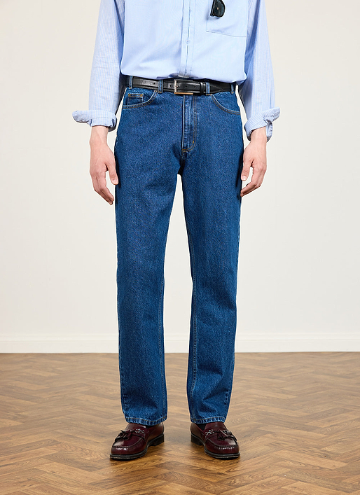 Mid Wash Denim Jeans