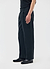 Wide Leg Trousers | Linen | Black